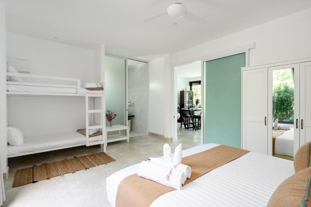 Villa 1 Bedroom with Bunk Bed at Bougain Villas
